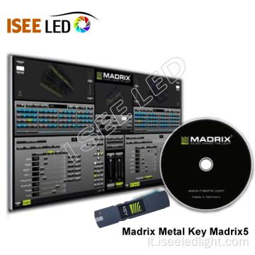 Profesionali „Madrix5“ programinė įranga, skirta pramogų apšvietimui